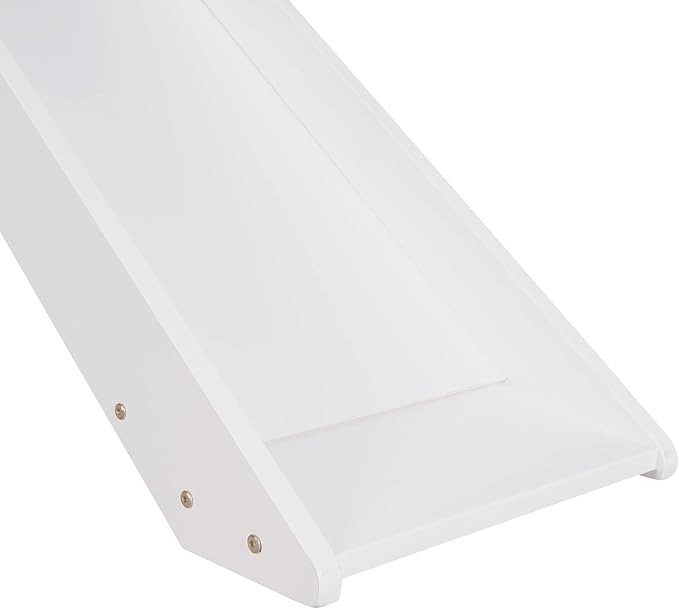 Loft Twin Bed Frame for Boys Girls Kids Toddler with Slide, Multifunctional Design, Twin (White)