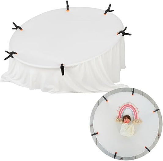 Kate Newborn Photography Props Stainless Steel Stand with 6 Clamps for Baby Photoshoot