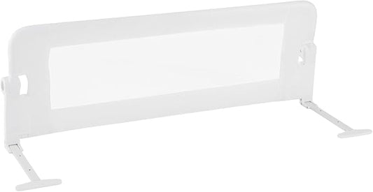 HONEY JOY Bed Rail for Toddlers, Extra Long, Foldable Portable Swing Down Safety Bed Guard Rail, Toddler Bed Rails for Crib, King Queen Full Twin Size Bed Mattress (White, 1 Pack, 47 Inch)