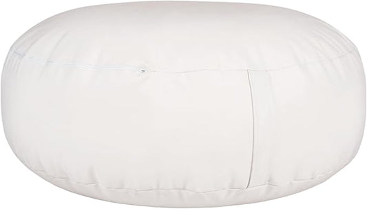 Travel Size Newborn Photography Beanbag 32in| Bean Filling Not Included | Professional Faux Leather Poser | Baby Photo Prop & Pose Pillow Shapable - Newborn Photography Props