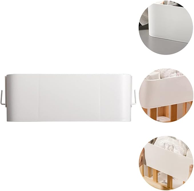 Toyvian Diaper Organizer Box Hanging Diaper Storage Bin Nursery Organizers for Changing Table Crib Baby Stroller