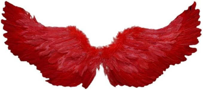 Angel Feather Wings, Lightweight Carnival Costume with Elastic Straps, Bright Color Cosplay Photography Props