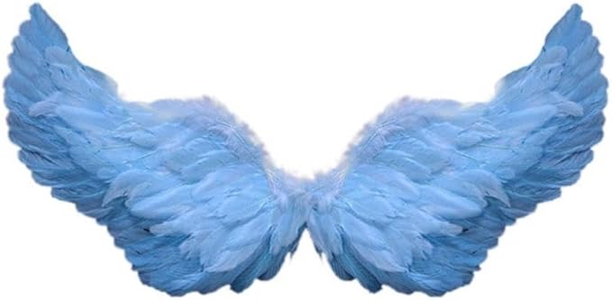 Angel Feather Wings, Lightweight Carnival Costume with Elastic Straps, Bright Color Cosplay Photography Props