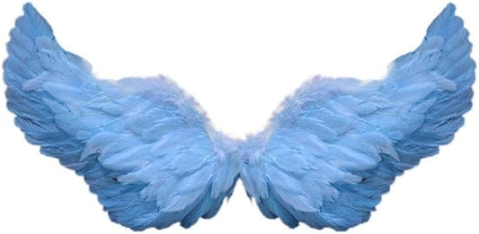 Angel Feather Wings, Lightweight Carnival Costume with Elastic Straps, Bright Color Cosplay Photography Props