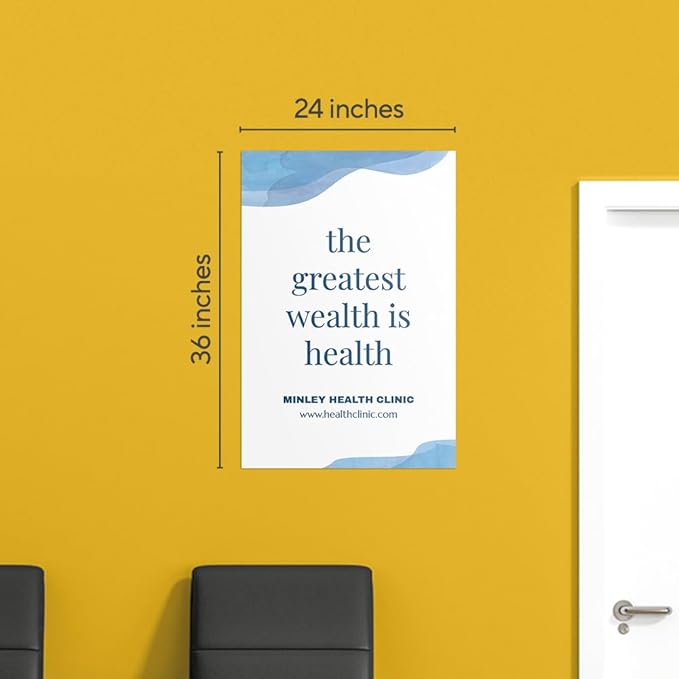 STAPLES - Personalized Semi-Gloss Poster - 24W" x 36L" Custom Print - Ideal for Home or Office Décor (Apple)