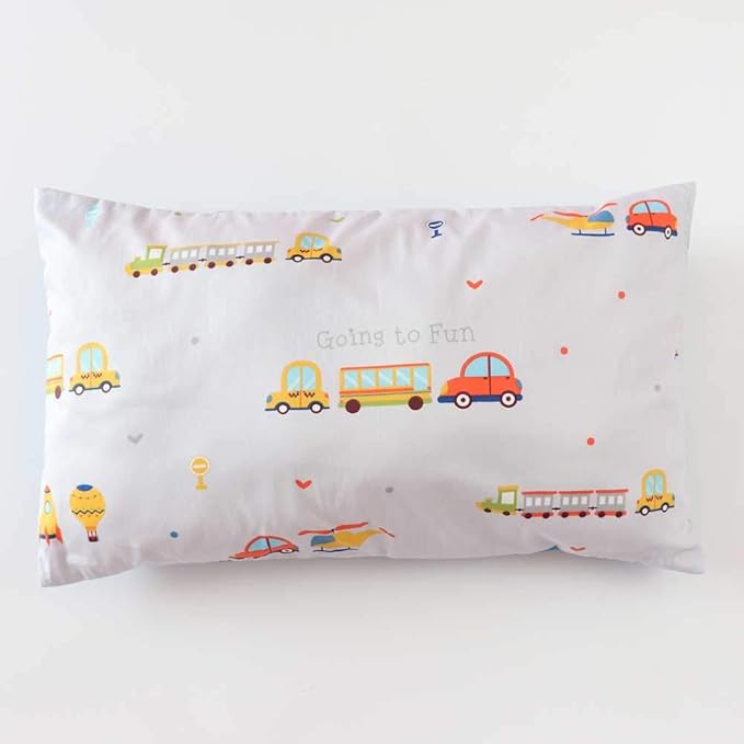 100% Cotton Crib Bedding Set for Baby Boys Girls,3 Pcs Baby Bed Linen Include Duvet Cover,Fitted Sheet,Pillowcase,Nursery Decoration,No Filler(Navy)