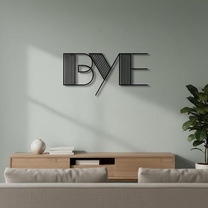 Custom Metal Name Sign – Custom Name Sign Baby – Personalized Striped Geometric Name Wall Decor, Modern Laser Cut Iron Words For Nursery, Wedding Backdrop & Home Decoration Gift (8"-22")