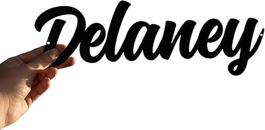 Personalized Custom Metal Name Sign, Nursery Name Sign, Family Name Sign, Custom Metal Sign, Nursery Decor, Personalized Wall Decor, Nursery Decor, Newborn Gifts