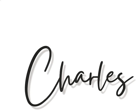 Custom Metal Words - Modern Personalized Script Name Sign - custom name sign baby - Elegant Laser Cut Cursive Wall Art for Baby Name, Wedding & Nursery Home Decoration Gift