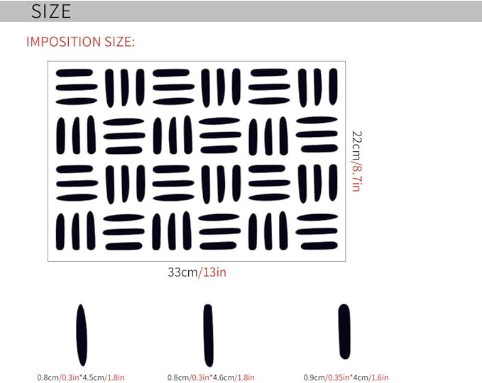 Boho 3 Lines Black Vinyl Wall Decals Modern Irregular Stripe Line Wall Stickers for Living Room Bedroom Office Home Wall Decor