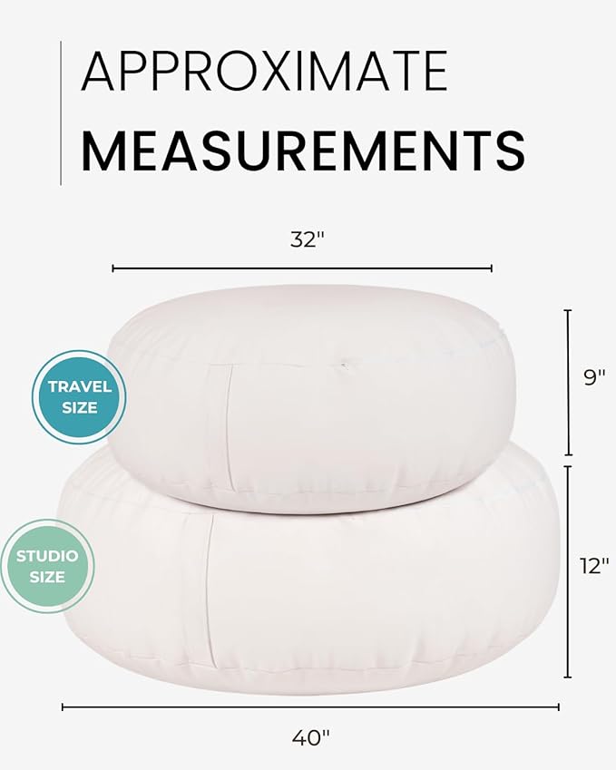 Studio Size Newborn Photography Bean Bag 40in| Bean Filling Not Included | Professional Faux Leather Poser | Baby Photo Prop & Pose Pillow Shapable - Newborn Photography Props