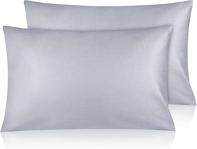 Cotton Toddler Pillowcase 14x20 Envelope: Long-Staple Cotton, Ultra Soft Breathable Durable, Travel Pillow Cover 2 Pack by Fittia