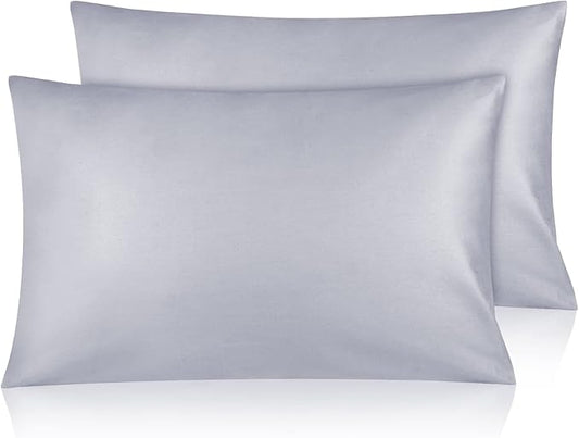 Cotton Toddler Pillowcase 14x20 Envelope: Long-Staple Cotton, Ultra Soft Breathable Durable, Travel Pillow Cover 2 Pack by Fittia