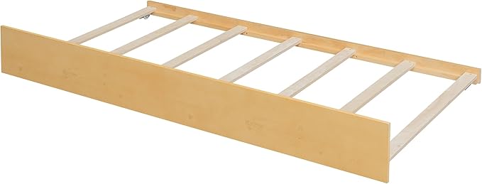 Harper & Bright Designs Twin House Bed for Kids, Wood Platform Bed with Trundle, Montessori Bed with Roof, Playhouse Trundle Beds for Kids,Teens, Bedroom, Natural