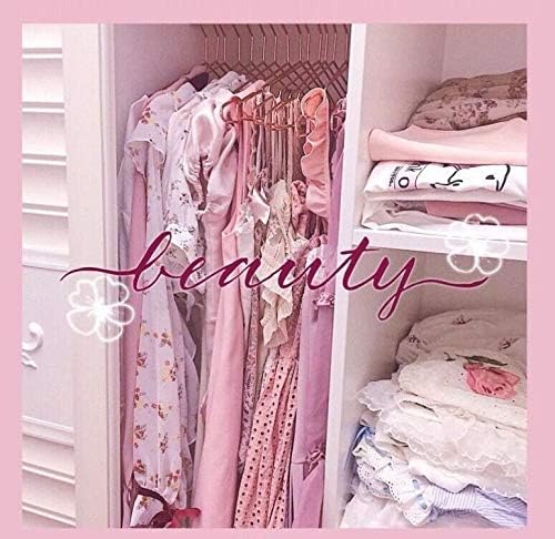 New Born Clothes Hangers Non Slip 12.5“ Rose Gold Copper Wire Children Coat Suit Metal Hanger, 10 Pack Baby Closet Dividers for Nursery Pants Display Organizer for Infant Clothing