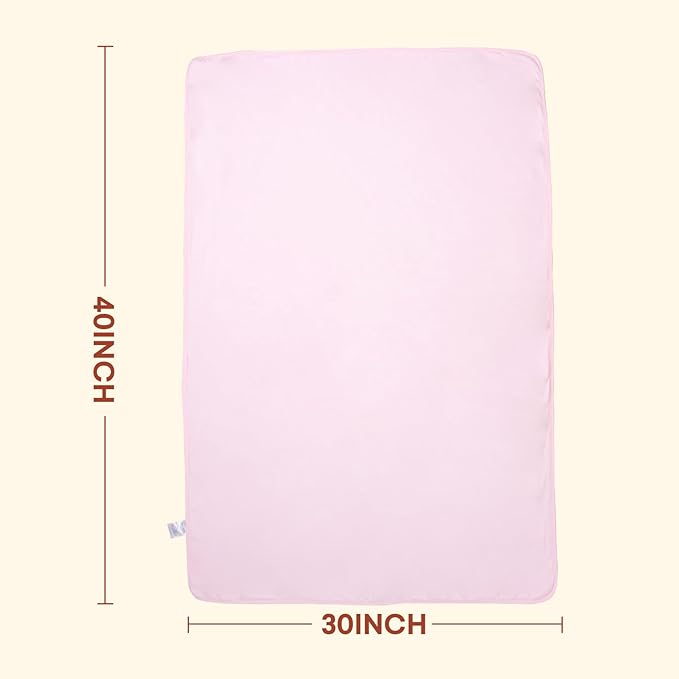 Baby Comforter, 30 x 40 inch Lightweight Ultra-Soft Baby Crib Quilted Blanket for Boys Girls