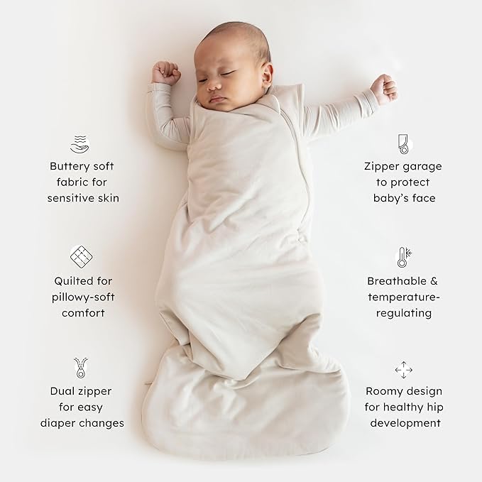KYTE BABY Unisex Rayon Sleeping Bag for Babies and Toddlers, 1.0 Tog