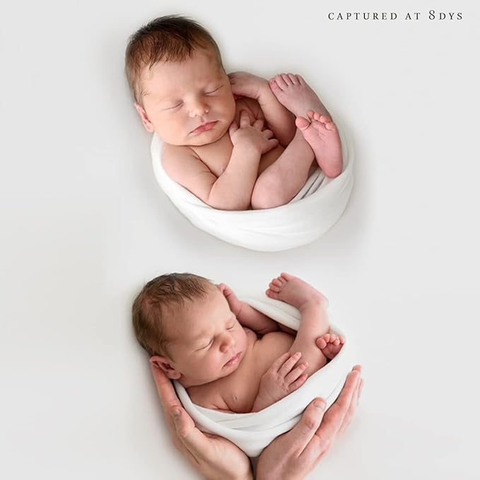 Newborn Photography Props Swaddle Newborn Wraps for Baby Boys Girls Infant Baby Photo Props Shoot Stretch Blanket