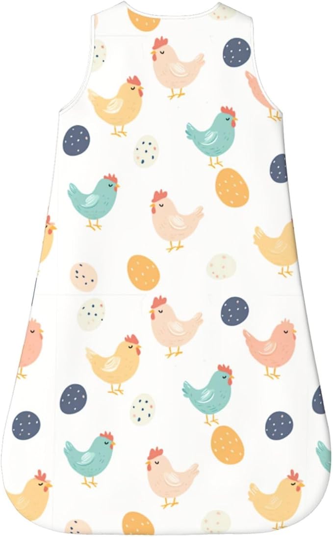 Baby Sleep Sack Sleeveless Sleeping Bag Wearable Blanket Soft Breathable Toddler Sleep Bag Colorful Dinosaur