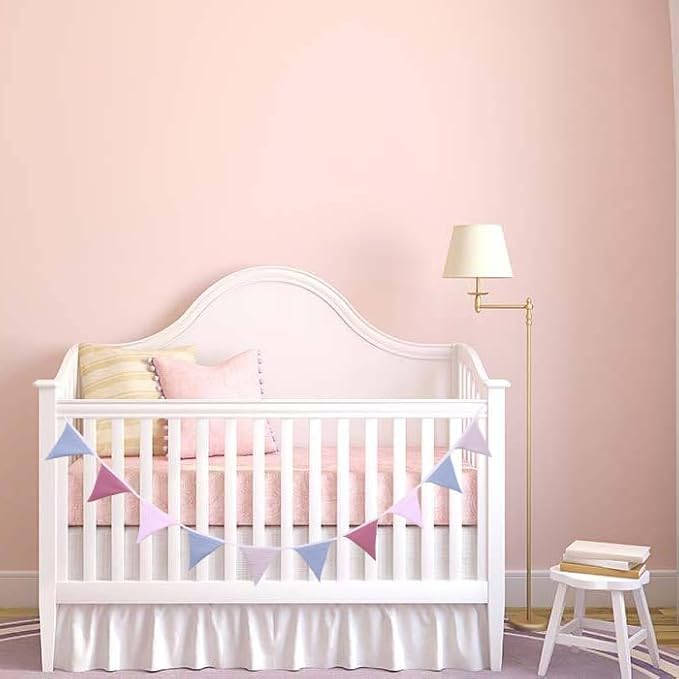 Pennant Banner Flags,Infant and toddler room decoration pennant,for Nursery Decor Baby Birthday Boho Wedding Shower Party Event (Coloured Banner20240318)