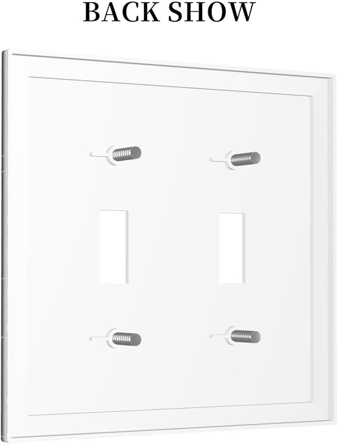 Rocket Planets Astronaut Blue Decorative 2 Gang Light Switch Plate Cover Double Toggle Wall Plate Decorative Switchplate Electrical Faceplate for Nursery Kidsroom Bedroom Decor