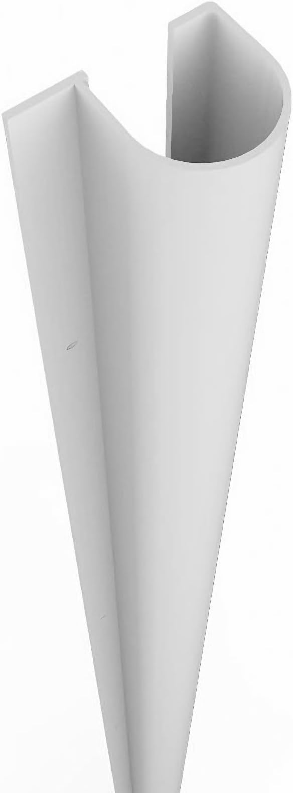 Commercial Door Finger Pinch Guard | Premium Pull-Side Door Hinge Stopper | Finger Pinch Door Guard for Kids and Adults Saftey | Baby Finger Pinch Protector for Doors - (White, 95")