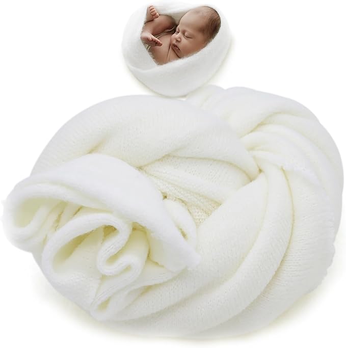 Newborn Photography Props Swaddle Newborn Wraps for Baby Boys Girls Infant Baby Photo Props Shoot Stretch Blanket