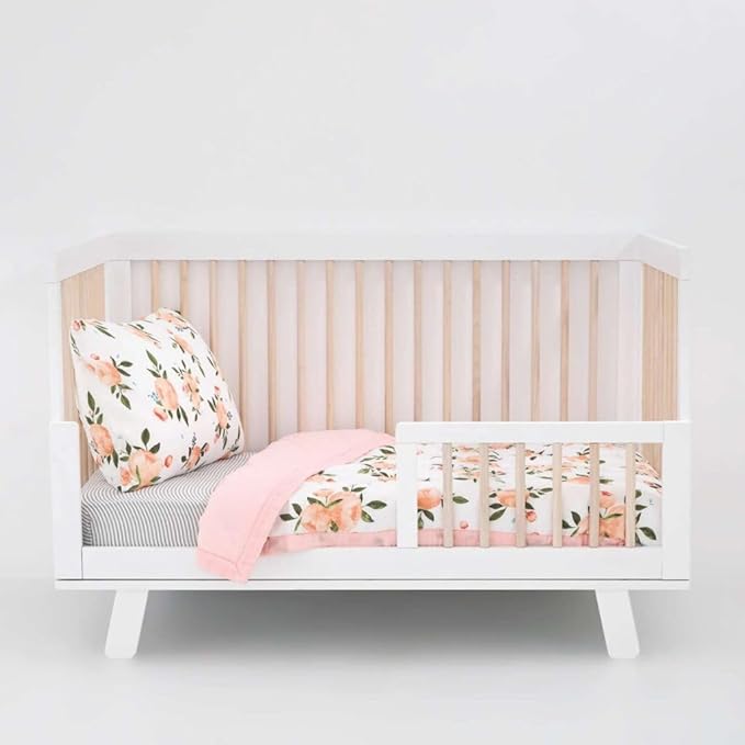 Little Unicorn Lofty Comforter Blanket | Super Soft & Breathable Muslin Fabric| Great for Play & Bedtime Blanket (Watercolor Roses Grande)