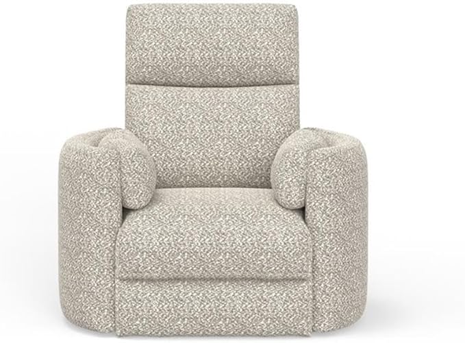 Pemberly Row Contemporary Power Swivel Glider Recliner (Two Pack) with USB Charging Ports and 2 Comfort Pillows for Living Room