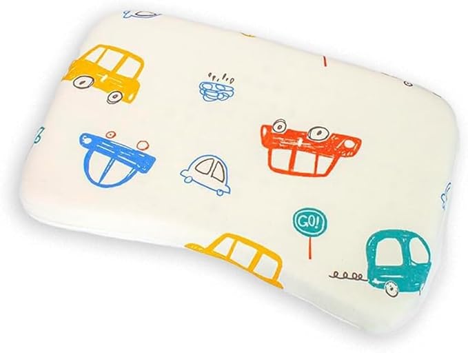Soft and Breathable Small Pillow with Machine Washable Two Pillow Cores (for 1 to 2 Year olds 20'' x 11.2'')