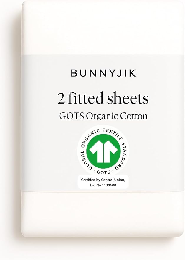 GOTS 100% Organic Bassinet Sheets - Luxurious Turkish Cotton for Halo, SNOO, Dream on Me Karley & Lacy, Delta Children and Simmons Kids City Sleeper Oval or Rectangle Bassinet Bed Pads or Mattresses