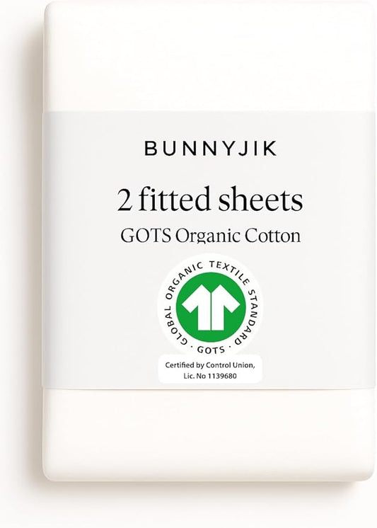 GOTS 100% Organic Bassinet Sheets - Luxurious Turkish Cotton for Halo, SNOO, Dream on Me Karley & Lacy, Delta Children and Simmons Kids City Sleeper Oval or Rectangle Bassinet Bed Pads or Mattresses