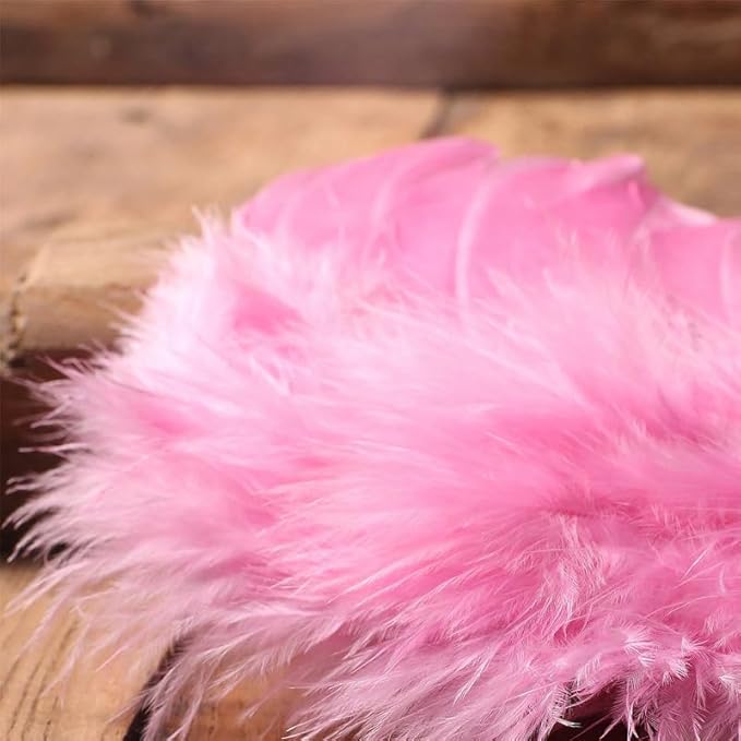 Holibeat 0-6M Newborn Baby Angel Wings with Feathers Newborn Photography Posing Props with a Headband (pink1)