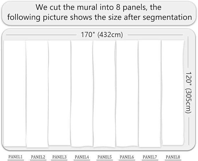 Green Leaf Wallpaper Mural Tropical Botanical Leaves Wall Murals for Bedroom Living Room (Not Self-Adhesive)