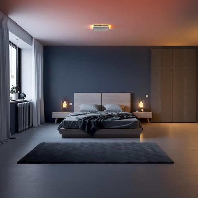 Juno FMLSQ 15IN SWW5 90CRI WBT NL M4 LED Flush Mount Ceiling Light, Square, 15-Inch