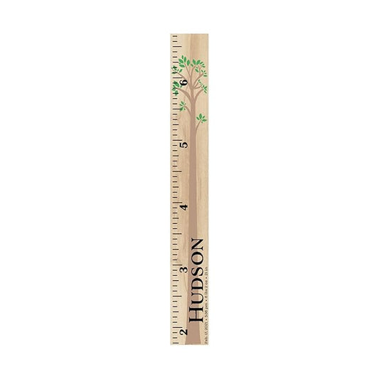 Wooden Kids Growth Height Chart Ruler for Boys and Girls Painted (The Hudson) by Back40Life