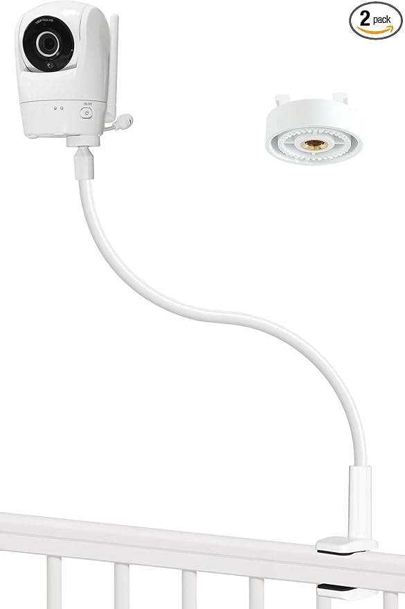 Upgraded Stronger Baby Monitor Mount for VTech New VM901, VM928HD, VM919HD, VM5463 Cameras, 31.5” Flexible Holder Stand for Crib, Shelves, or Furniture - No Tools or Wall Damage