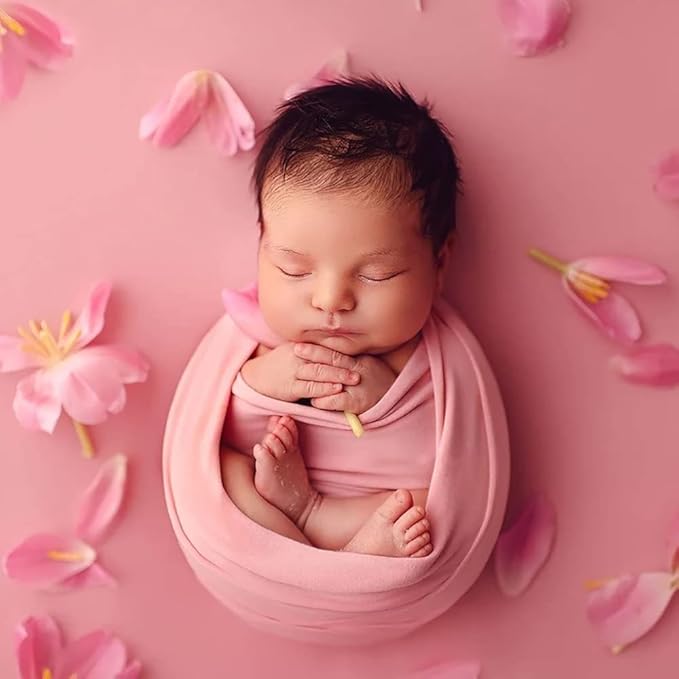 Newborn Photography Props Swaddle Newborn Wraps for Baby Boys Girls Infant Baby Photo Props Shoot Stretch Blanket