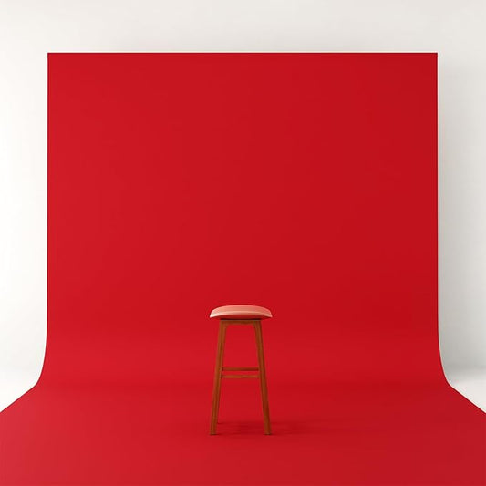 Red Backdrop,5x7FT Photo Backdrop for Photography Background Backdrops Curtain for Portraits Studio Photoshoot Party Screen Video Recording