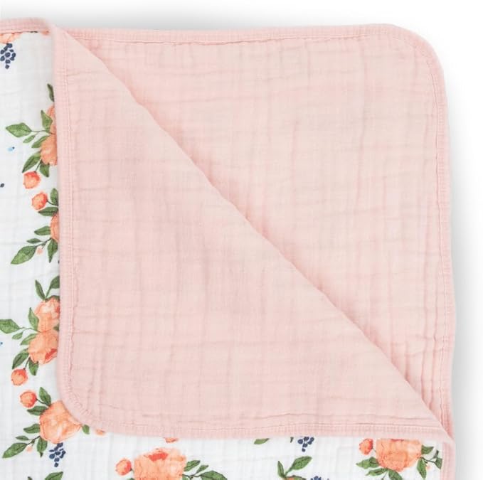 Cotton Muslin Quilt - Watercolor Roses by Unreleased
