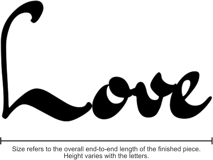 Custom Metal Words - Bold Modern Script Name Sign - Custom Name Sign Baby - Strong Laser Cut Cursive Wall Art for Baby Name, Wedding & Modern Home Decoration Gift