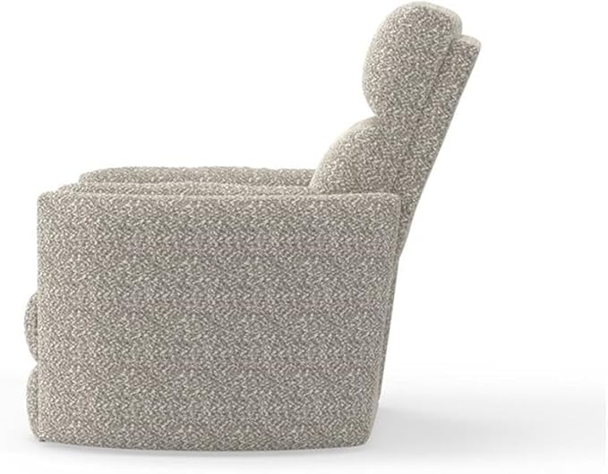 Pemberly Row Contemporary Power Swivel Glider Recliner (Two Pack) with USB Charging Ports and 2 Comfort Pillows for Living Room
