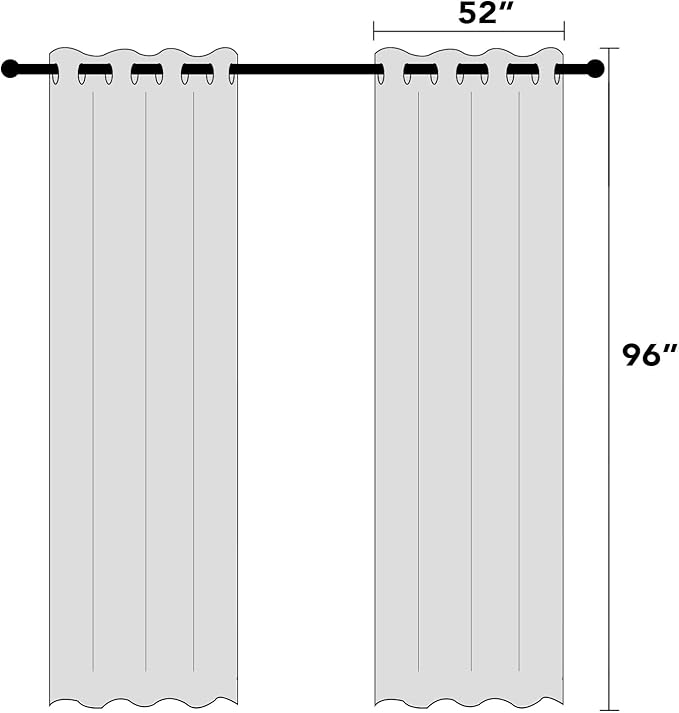 PrinceDeco Primitive Textured Linen 100% Blackout Curtains for Bedroom/Living Room Energy Saving Window Treatment Curtain Drapes, Burlap Fabric with White Thermal Insulated Liner (52 x 96 Inch, Navy)