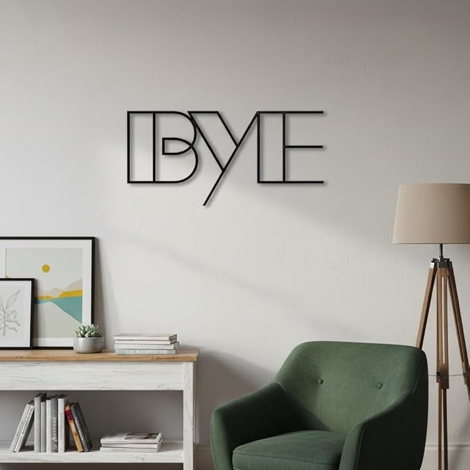 Custom Metal Name Sign – Custom Name Sign Baby – Personalized Geometric Name Wall Decor, Modern Laser Cut Iron Words For Nursery, Wedding Backdrop & Home Decoration Gift (8"-22")