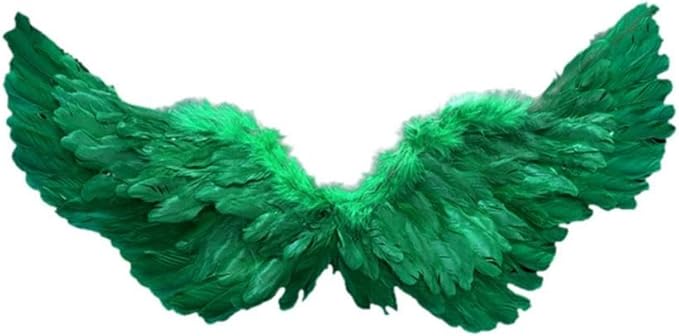 Angel Feather Wings, Lightweight Carnival Costume with Elastic Straps, Bright Color Cosplay Photography Props