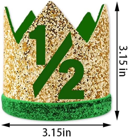 1/2 st Birthday Hat, Birthday Party Decorations, Kids Party Props Shooting, Party Supplies