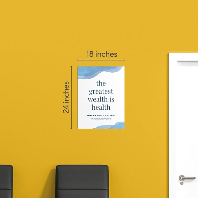 STAPLES - Personalized Semi-Gloss Poster - 18W" x 24L" Custom Print - Ideal for Home or Office Décor (Apple)