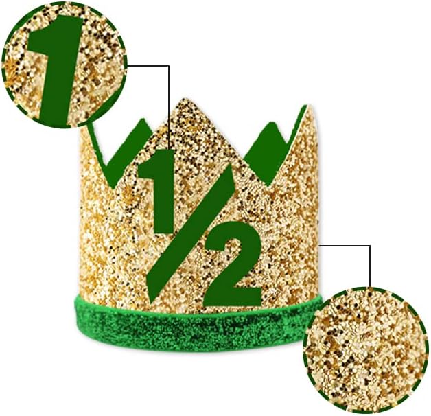 1/2 st Birthday Hat, Birthday Party Decorations, Kids Party Props Shooting, Party Supplies