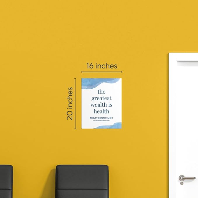 STAPLES - Personalized Semi-Gloss Poster - 16W" x 20L" Custom Print - Ideal for Home or Office Décor (School Chalkboard)