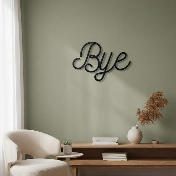 Personalized Iron Name Sign – Custom Name Sign Baby – Personalized Cursive Name Wall Decor, Elegant Laser Cut Iron Words For Nursery, Wedding Backdrop & Home Decoration Gift (8"-22")